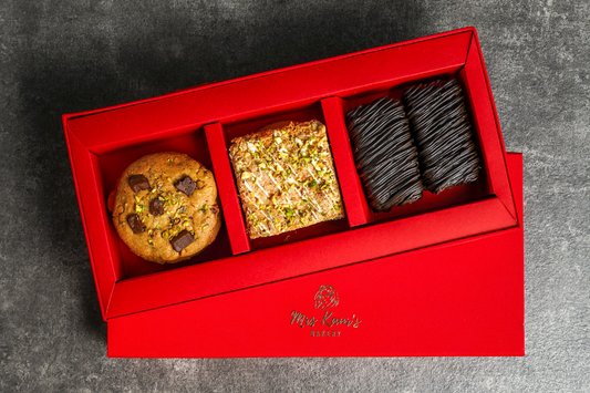 3 Section Gift Box (Brownies, Bars & Cookies)