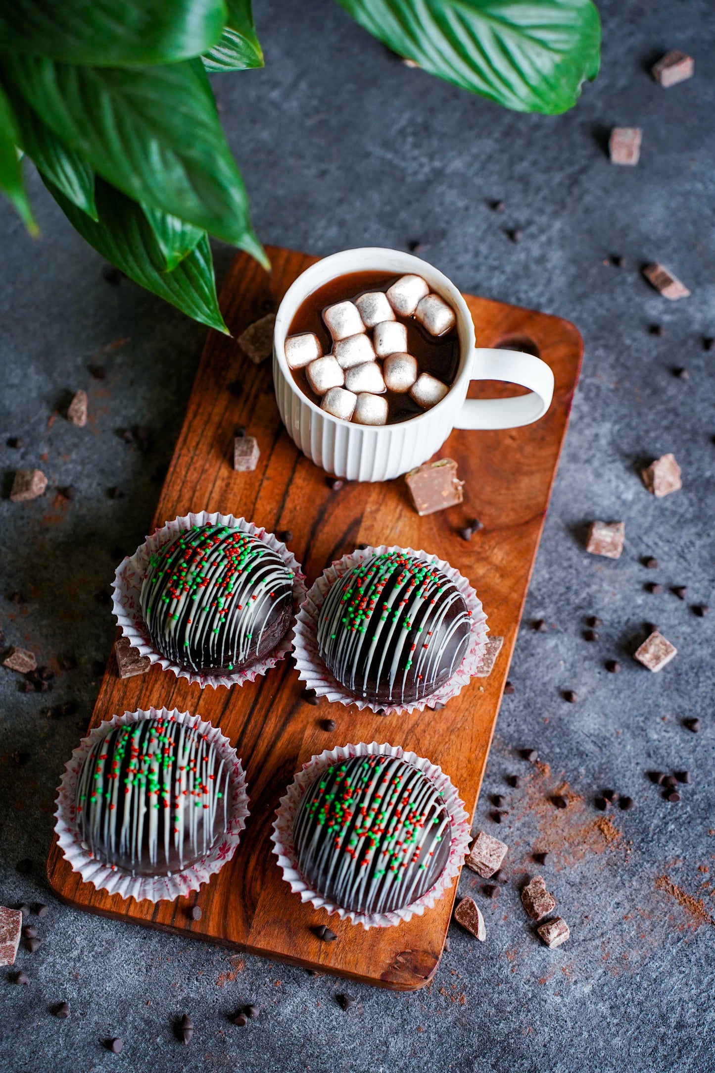 Peppermint Hot Chocolate Bomb