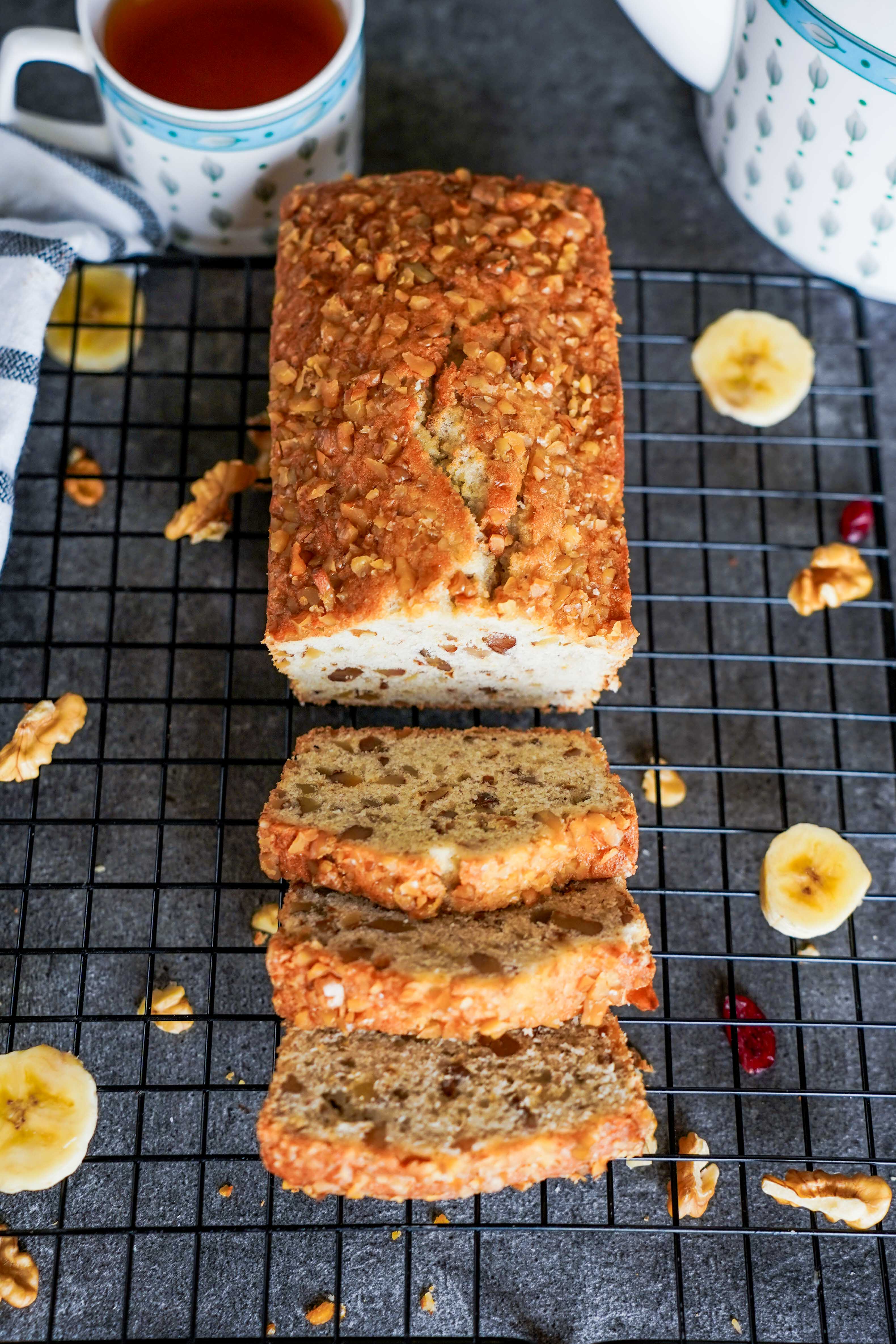 Banana Walnut Cake - Kitchen Wrangler | Melissa Guerra