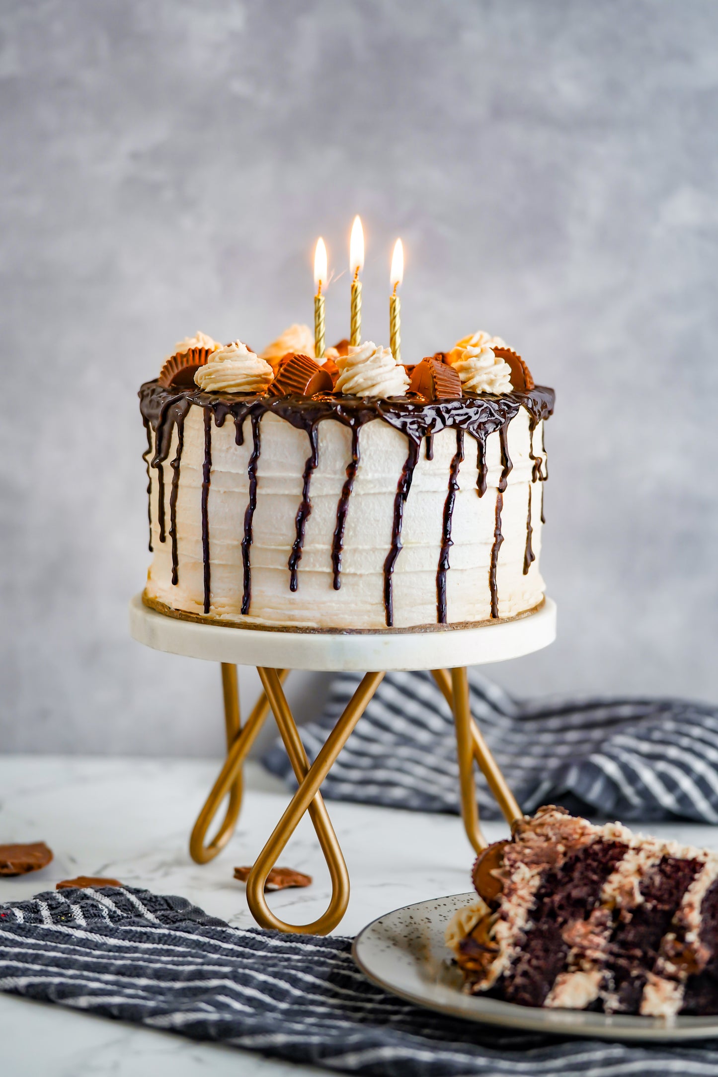 Peanut Butter Chocolate Layer Cake