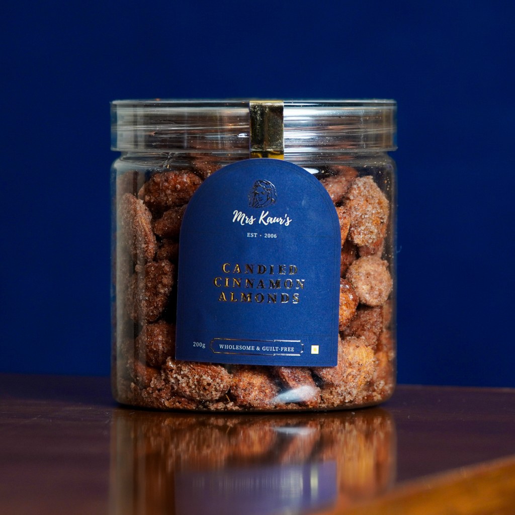 Candied Cinnamon Almonds in a cinnamon sugar glaze