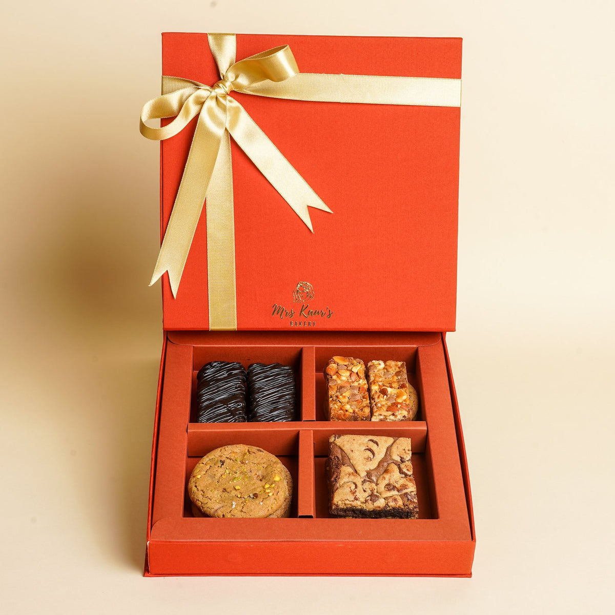 Cookies, Brownies & Bars Gift Box (4 Section)
