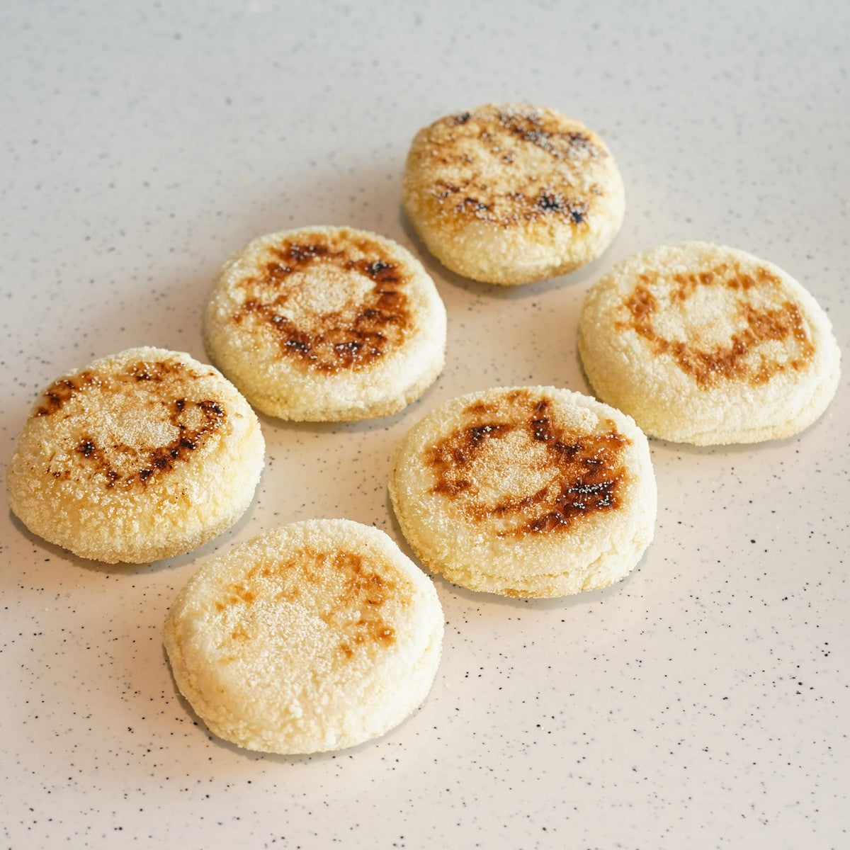 Pack of six English muffins