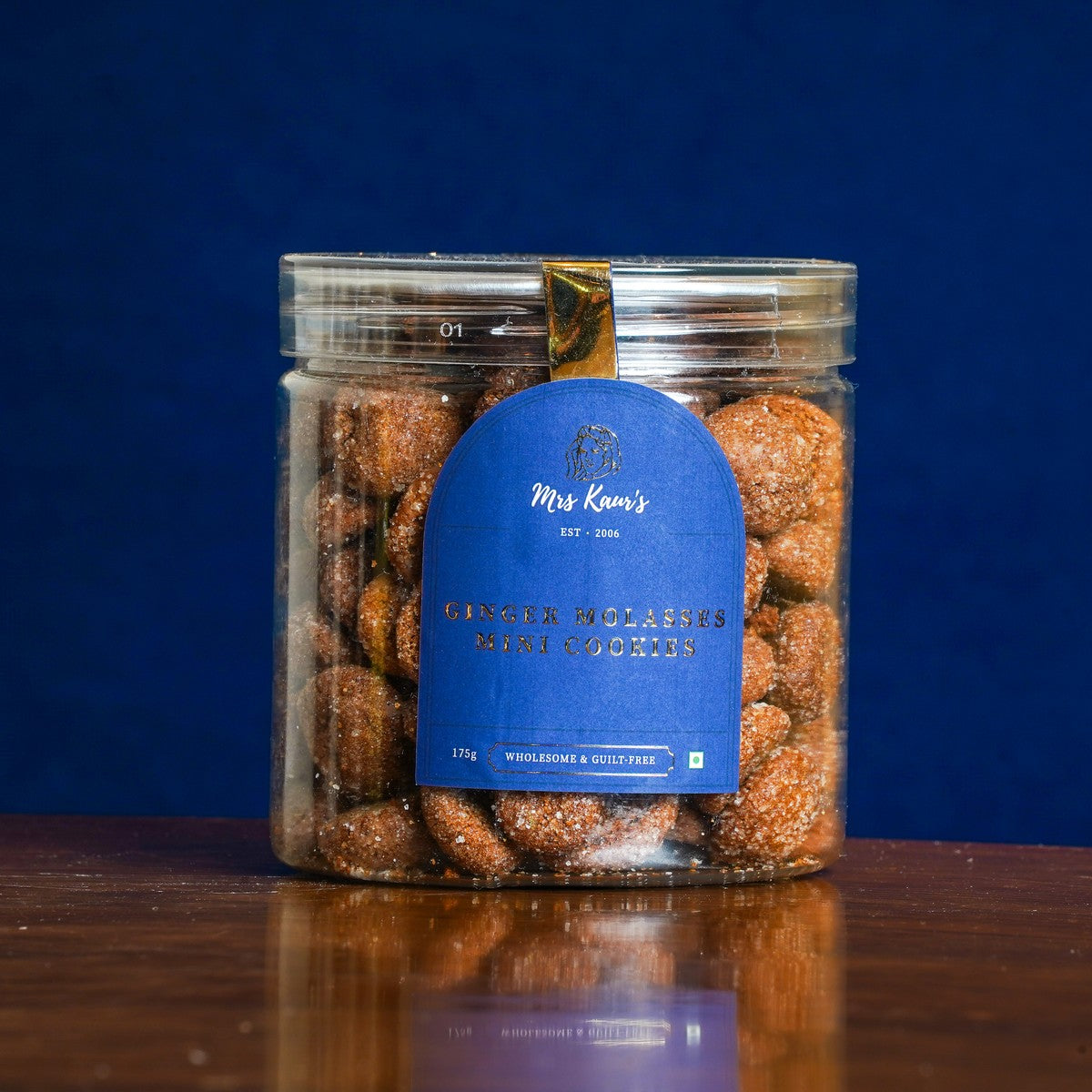 Ginger Molasses Mini Cookies
